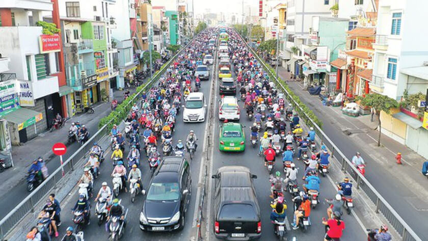 traffic in vietnam