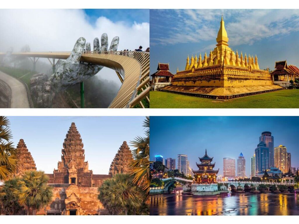 Discover the top 3 countries nearest to Vietnam