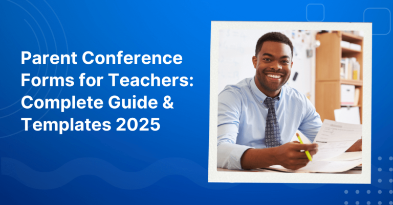 Parent Conference Forms for Teachers