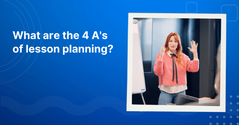 What are the 4 As of lesson planning