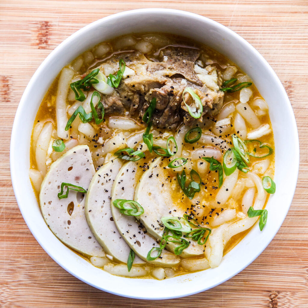  Banh Canh (Thick Noodle Soup) is a traditional Vietnamese noodle soup