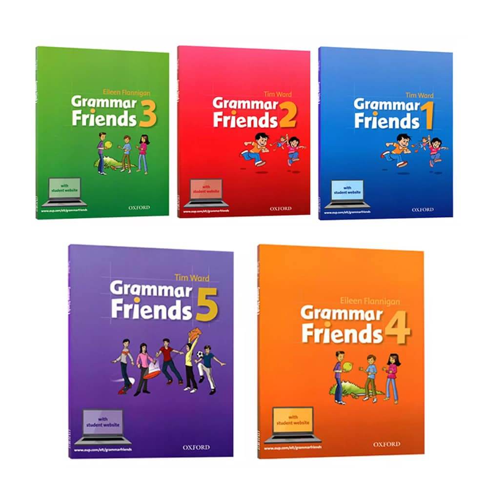 Bộ sách Grammar Friends (Level 1-6) là sách tiếng Anh dành riêng cho trẻ em ở cấp Tiểu học