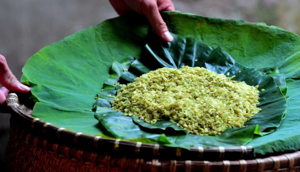 Vong Green Young Sticky Rice Making Village is a must-visit destination for foodies in Hanoi