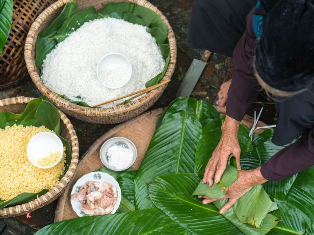 Traditional dishes are indispensable in the Vietnamese New Year