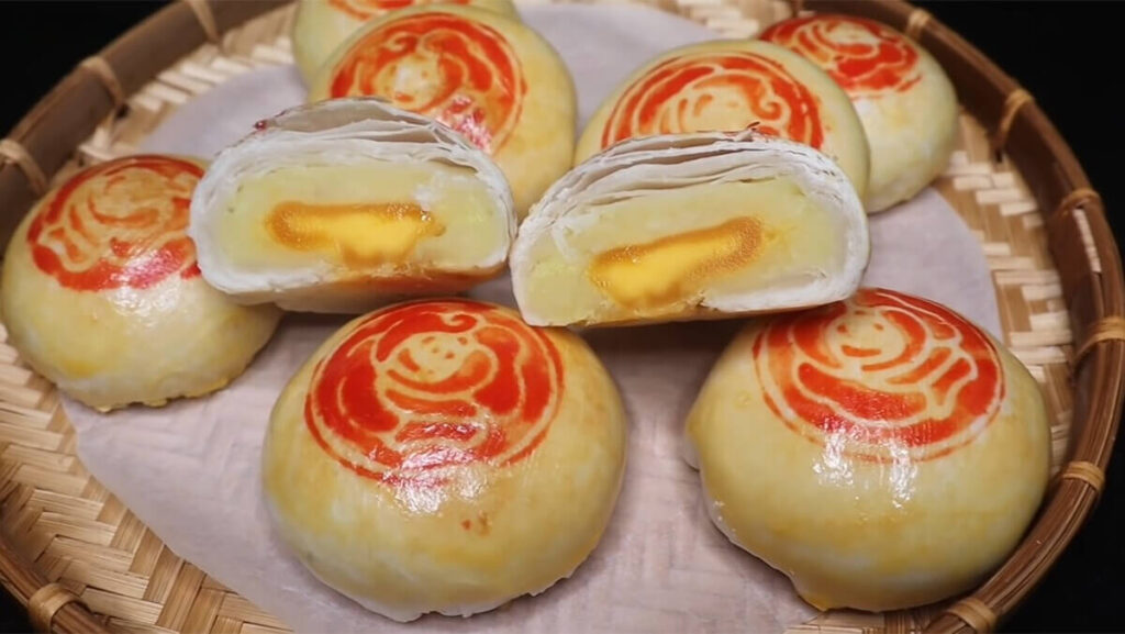 Pia Cake (Bánh Pía) - A traditional Vietnamese dessert with slightly sweet and buttery flavor